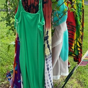 Green Sleeveless Dress